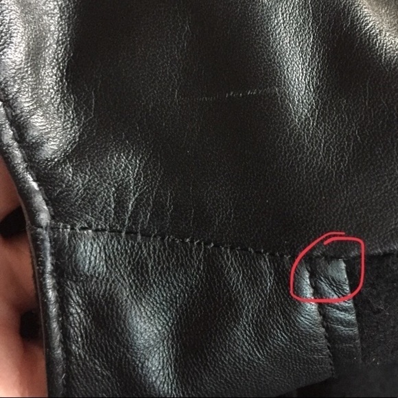 Joie Morina Black Leather and Wool Jacket - Picture 8 of 8